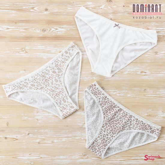 Трусики женские DOMINANT 35000-208, BIKINI, 3 шт. в уп.