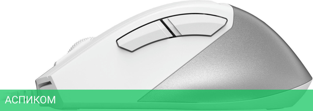 Мышь A4Tech Fstyler FM45S Air белый/серебристый/Silver White