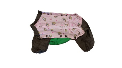 Комбинезон,  утепленный байкой 21 девочка (обхват груди 36 - 44) зеленый - темный хаки