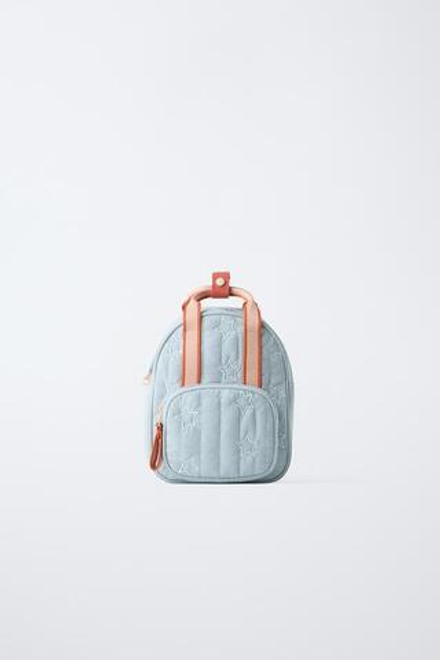 ZARA РЮКЗАК "ЗВЕЗДЫ", СИНИЙ