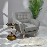 Кофейный столик Angel 40x55см, латунь, металл