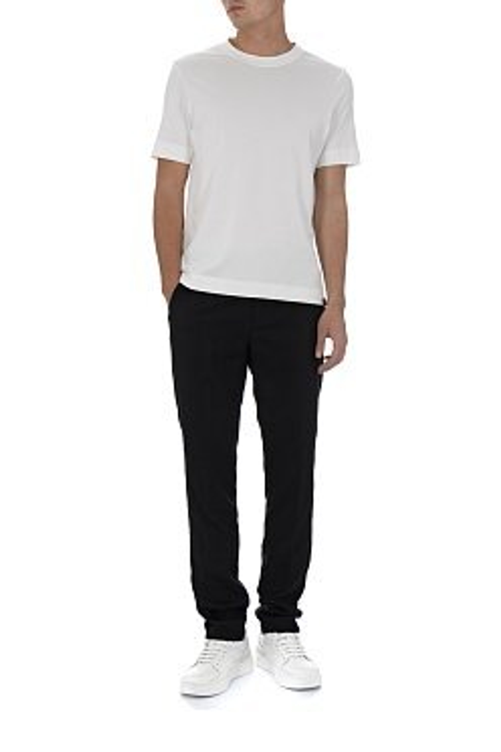 Футболка MC Saint Barth Hobart молочный