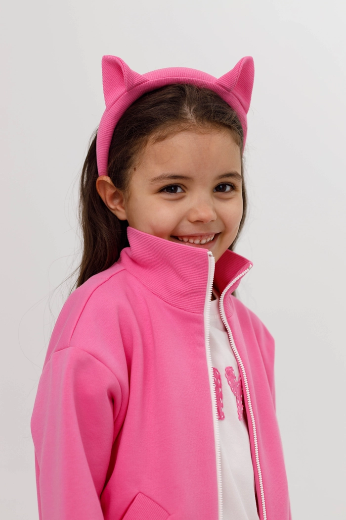 ОБОДОК ДЕТСКИЙ ТЭРИС РОЗОВЫЙ ЛИМОНАД