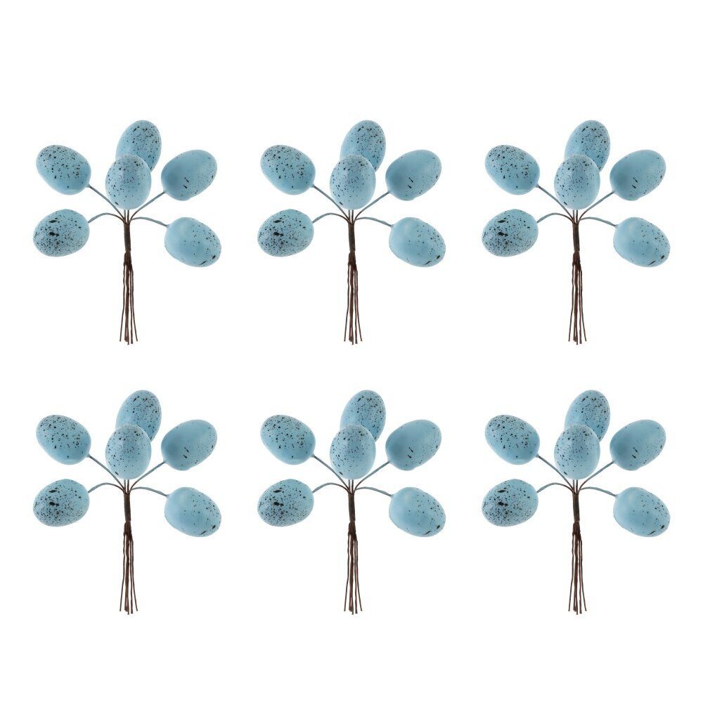 GAEM Набор из 6-ти изделий декоративных "Яйца пасхальные", L17 W3,5 H18/10 см