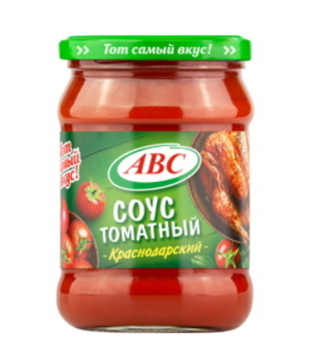 Соус томатный "Краснодарский" 500г. АВС
