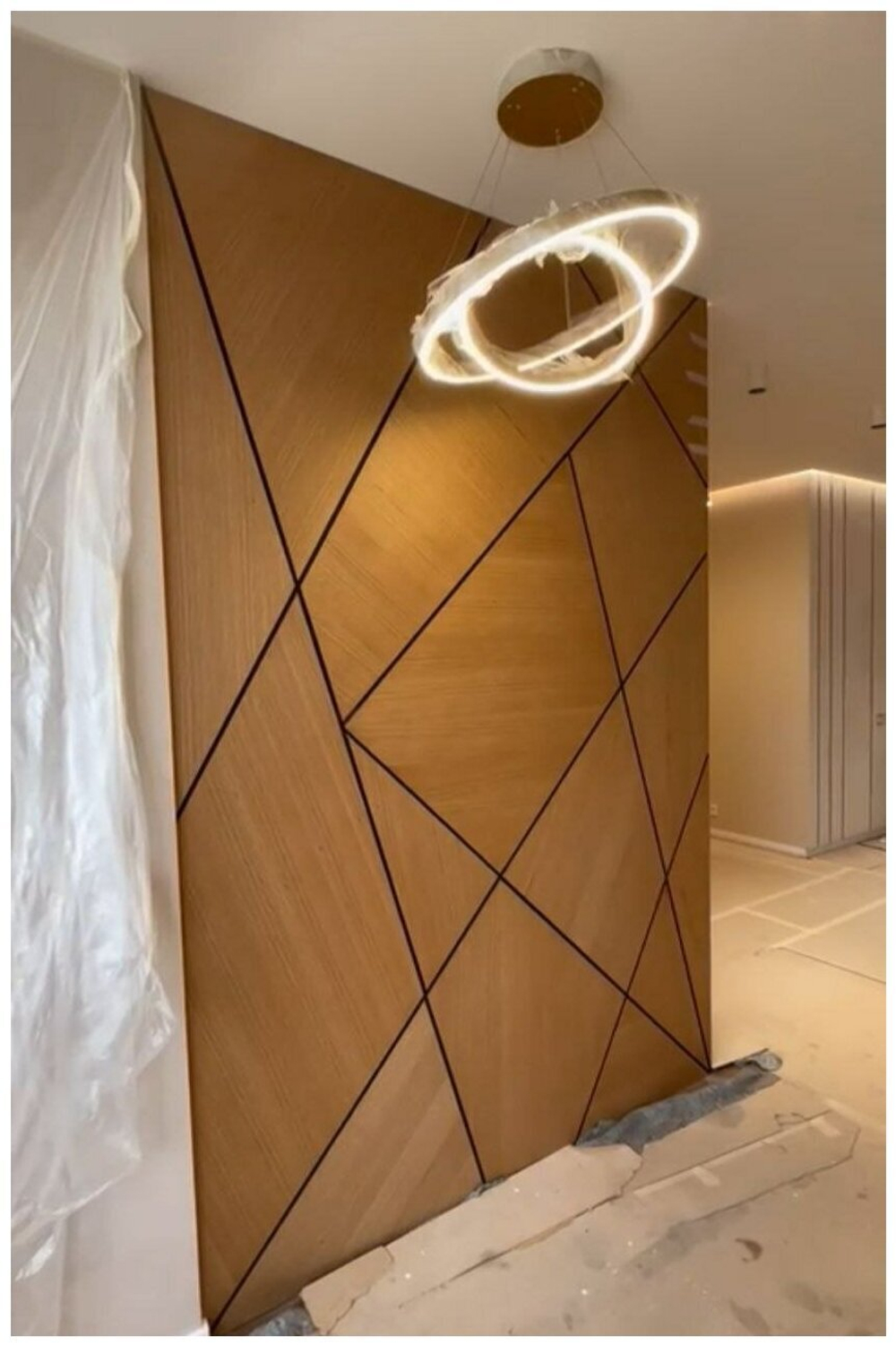 МДФ панель в шпоне Дуба толщина 10мм