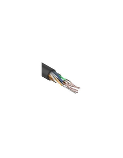 Rexant (01-0065) Кабель витая пара U/UTP, CAT 5e, ZH нг(А)-HF, 4PR, 24AWG, OUTDOOR, SOLID, черный, 305м