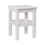 Табурет для кухни, 33х33х45, Одвар, деревянный, для кухни, сосна, белый IKEA