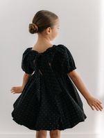 Платье со стразами Черный