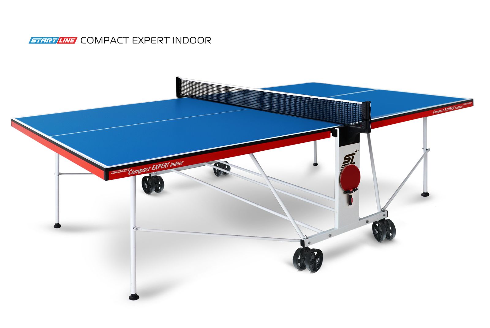 Стол теннисный Start line Compact EXPERT indoor BLUE - купить по выгодной  цене в Москве