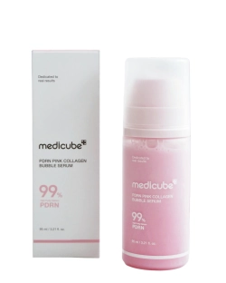 Сыворотка Medicube PDRN Pink Collagen Bubble Serum для кожи лица Корея
