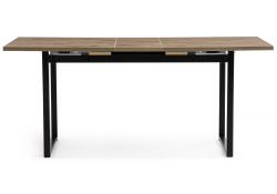 Стол Макта 140(170)х85х73 дуб велингтон / черный матовый