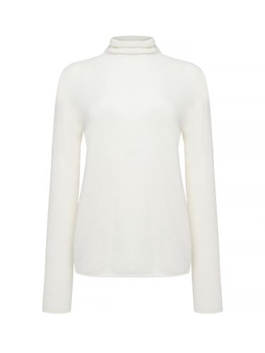 Молочная водолазка из шерсти FN