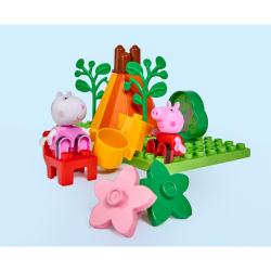 BIG Bloxx Peppa Pig — походный набор из кирпичей + 2 фигурки Пеппы и Сьюзи 57143 / артикул   57143  / GTIN 4004943571432