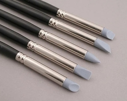 Стеки силиконовые для мастики, 5 шт