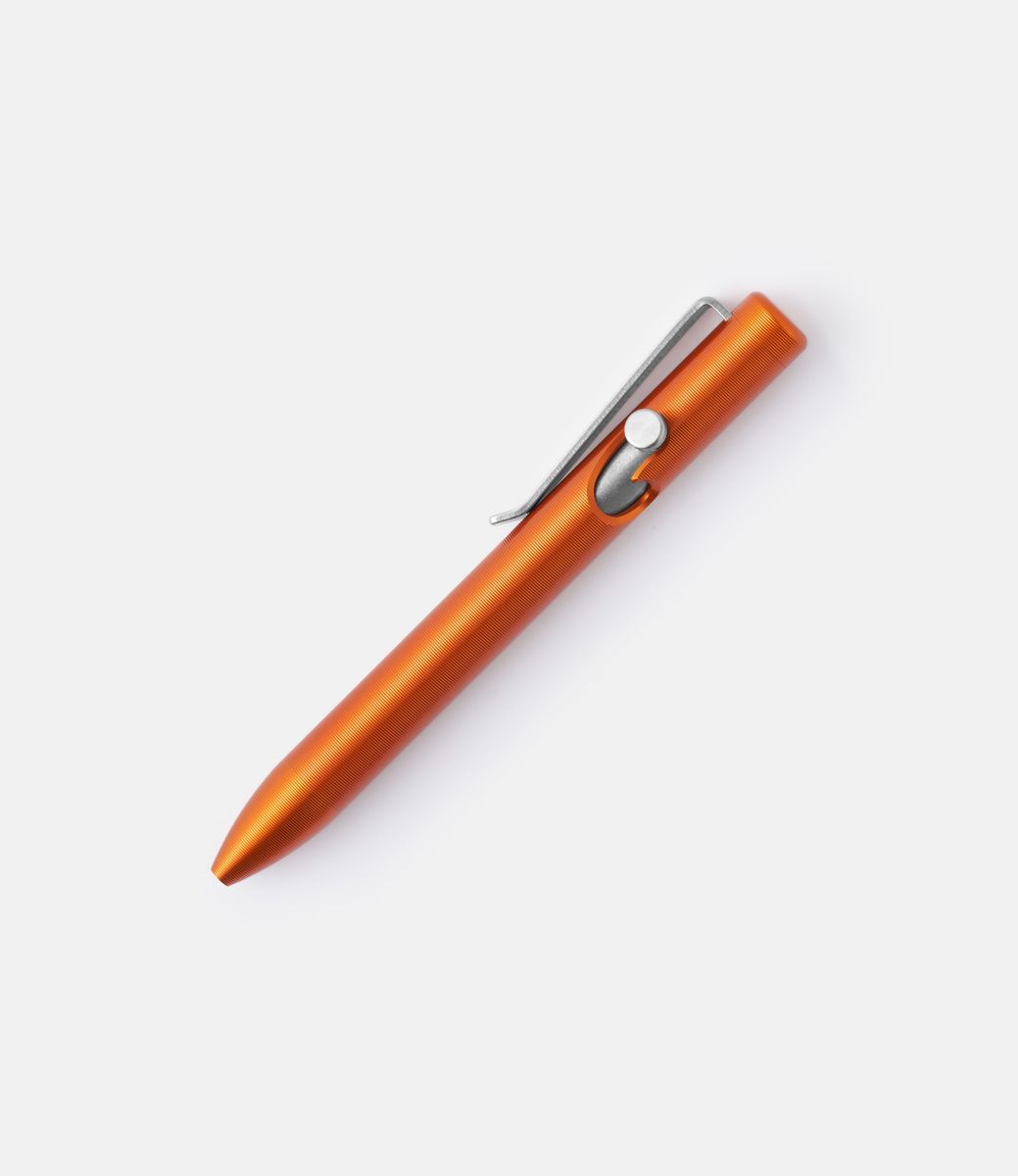 Tactile Turn Aluminum Bolt Action Pen Orange — ручка из алюминия