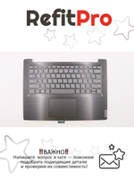 Верхняя панель с клавиатурой (топкейс) для ноутбука Lenovo S145-14IWL / AST / IGM черная, раскладка - русская (5CB0S17056)