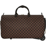 SPRAYGROUND Artificial Leather Trolley Bag Men"s Brown
