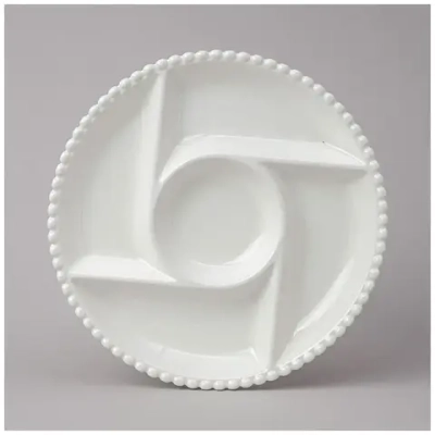 Менажница lefard pearl 6 секций круглая 26,5*3 см