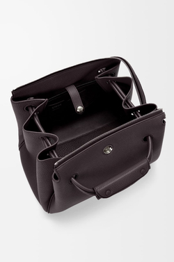 Loewe Сумка Madrid среднего размера из мягкой зернистой телячьей кожи, темно-коричневый