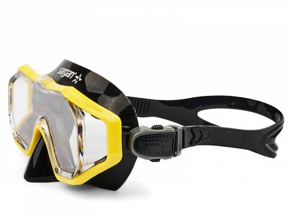 Маска Sargan Панорама черный/желтый