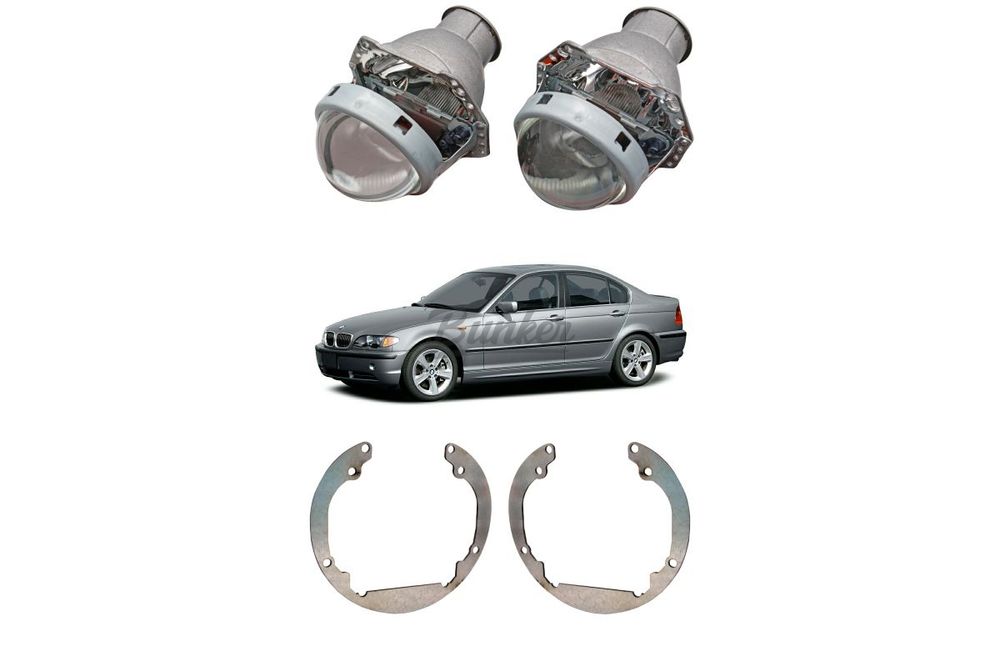 Готовый комплект для замены штатных линз BMW 3 E46 Sedan 2003-2006