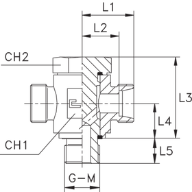 Соединение JTE DL28 BSP 1 (корпус)
