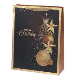 GAEM Пакет подарочный (бумага 210г/м2, блок микс 12шт), L31 W12 H40 см, 4в.