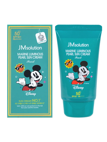 Jmsolution Увлажняющий солнцезащитный крем с жемчугом Mickey Mouse, 50 мл