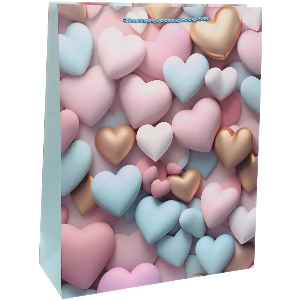 Пакет подарочный «Счастье есть» 31*40*12 см, микс