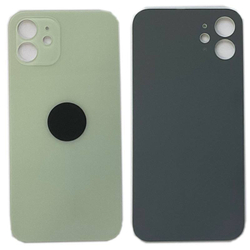 Задняя крышка для Apple iPhone 12 Зеленый (стекло, широкий вырез под камеру)