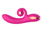 Вибратор-кролик Secwell с вращением ствола, розовый