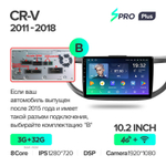 Teyes SPRO Plus 10.2" для Honda CR-V 2011-2018