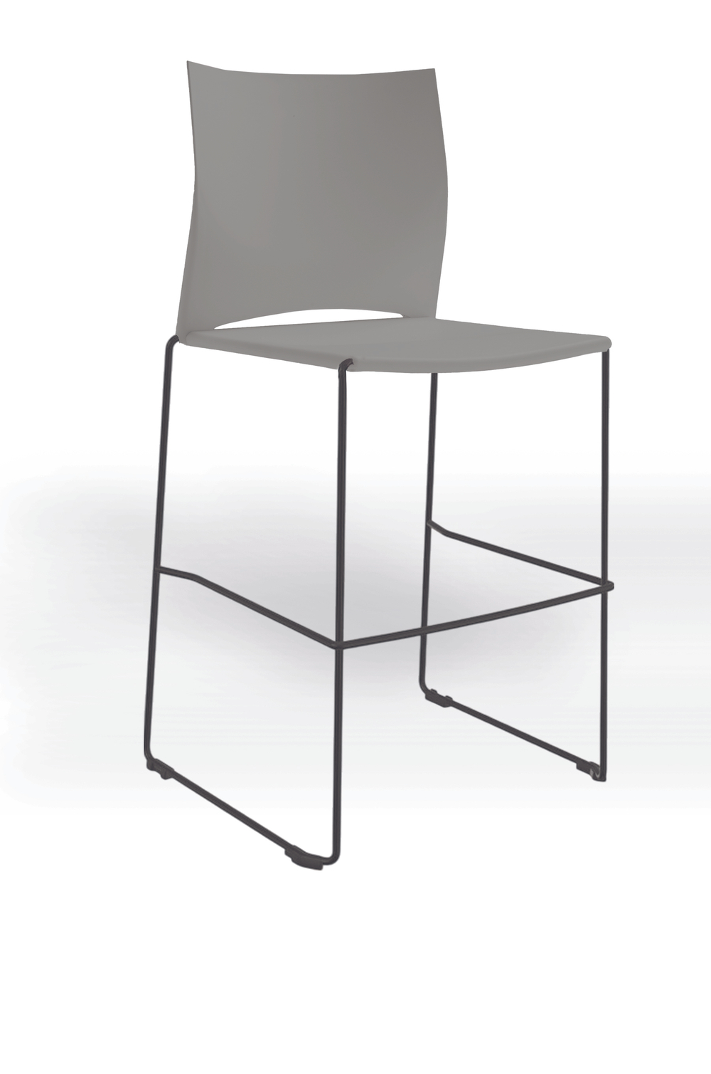 Web стул на полозьях кухонный/барный