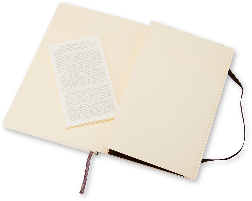 Блокнот Moleskine Classic Soft (QP618) 13х21 см, 192 стр. без линовки, мягкая обложка, черный