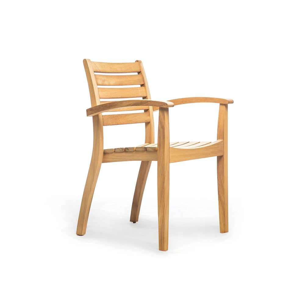 STOCK Chair кресло деревянное, массив ироко