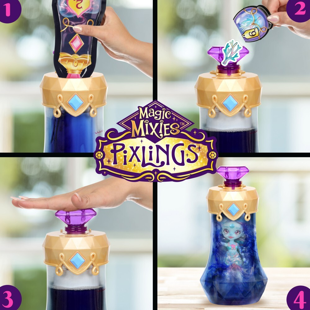 Magic Mixies Pixlings - Кукла-русалка Марена (голубая) PIX14872 / артикул   PIX14872  / GTIN 630996148723