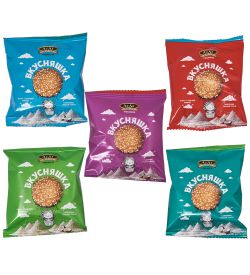 AT-84/6 Печенье сдобное в молочной глазури (кокос) «Вкусняшка» 1 кг