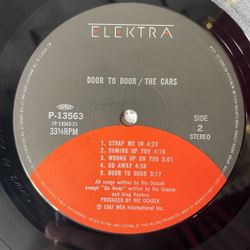 Винтажная виниловая пластинка LP The Cars Door To Door (Japan 1987) (Obi) You Are The Girl