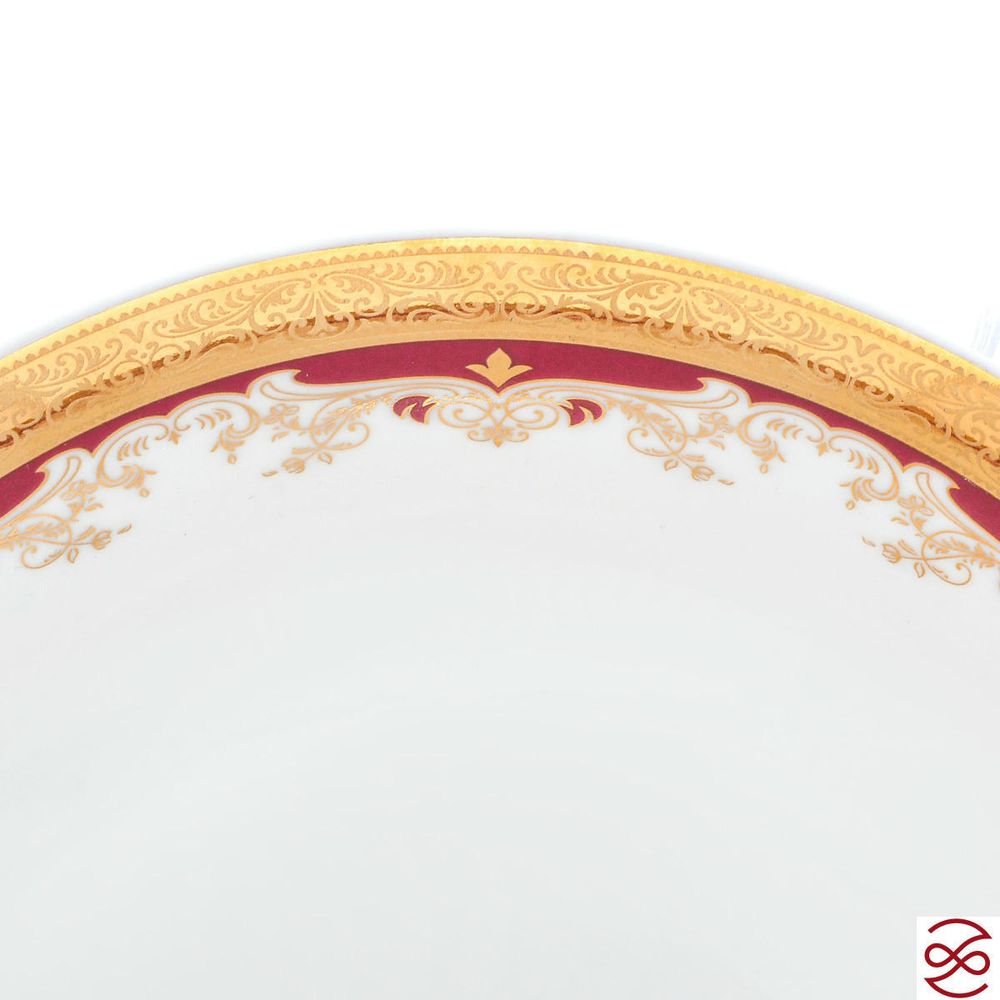 Набор салатников Thun Кристина красная лилия 16 см(6 шт)