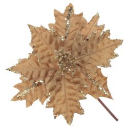 GAEM Цветок искусственный "Пуансеттия", L20 W20 H20 см, 2в.