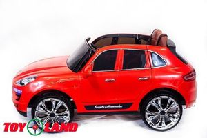 Детский электромобиль Toyland Porsche Macan красный