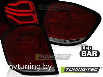 Задние фонари для Mercedes M-Class W164 (09-11) LED Red Smoke