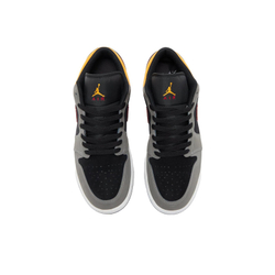 Кроссовки Air Jordan 1 Low Black Grey Orange