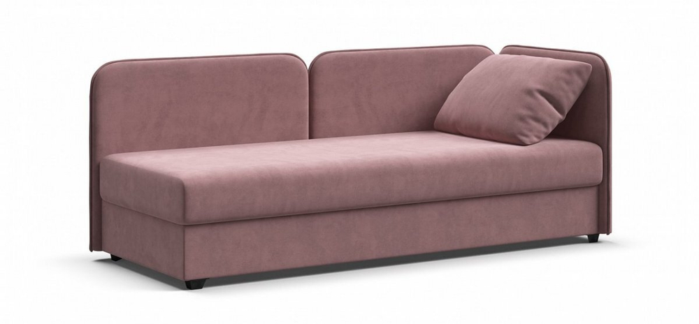 Тахта Ирис Велюр Монолит розовый