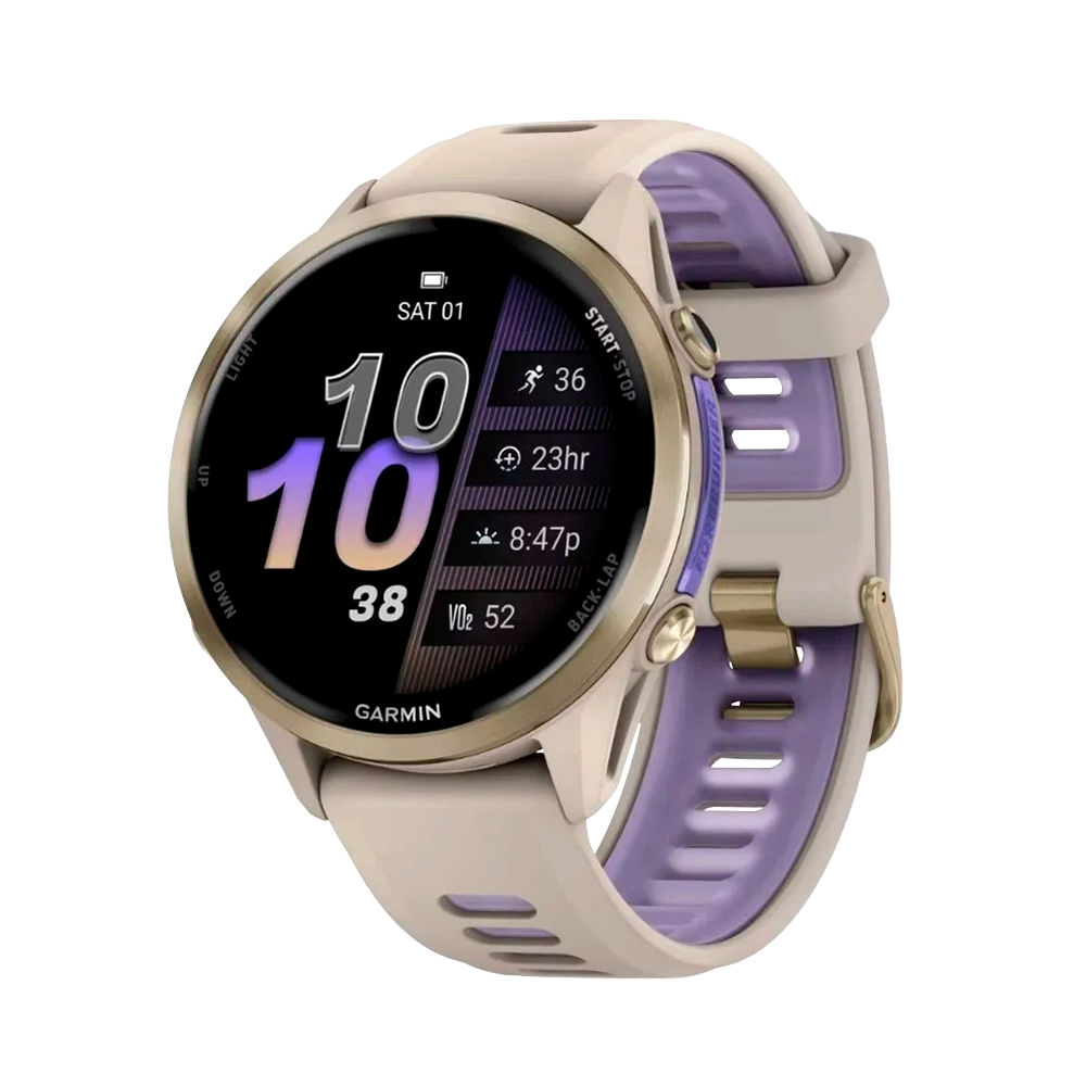 Умные часы Garmin Forerunner 970, 47mm, Soft Gold Violet (010-02969-12)