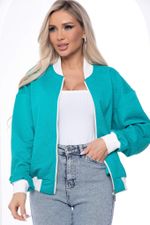Бомбер "Городской вайб" (бирюза) Б8641 LT Collection
