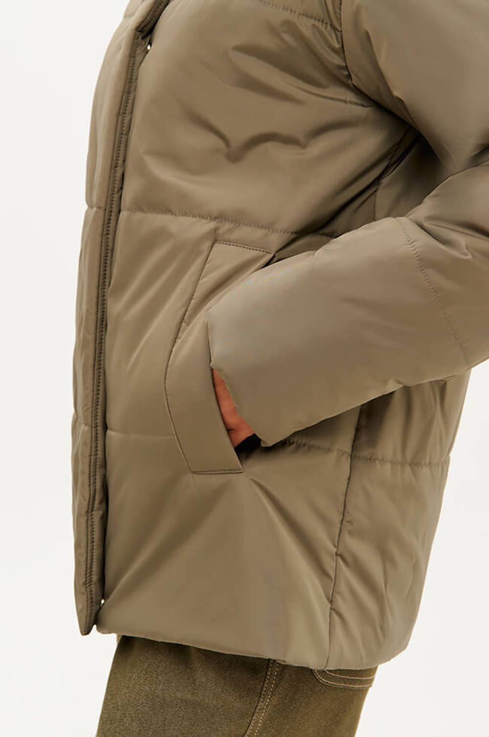 0114 Куртка женская (оливковый)