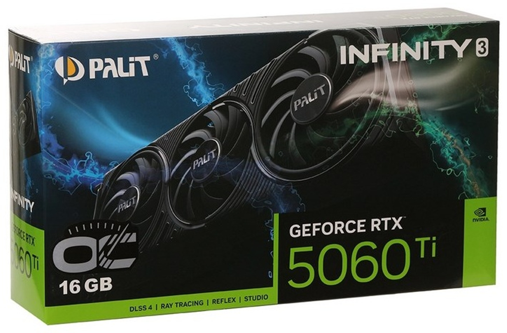 Видеокарта Palit RTX 5060 Ti Infinity 3 OC/NE7506TS19T1-GB2061S 16 Гб