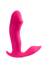 Розовый вибромассажер с голосовым управлением Tilly (Цвет: розовый)